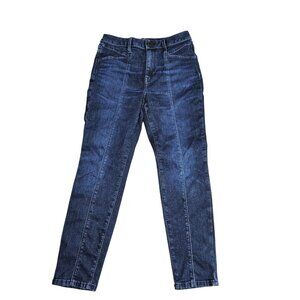 Simply Vera Vera Wang Skinny Ankle Jeans Womens 8 Blue Dark Wash‎ Mid Rise Denim